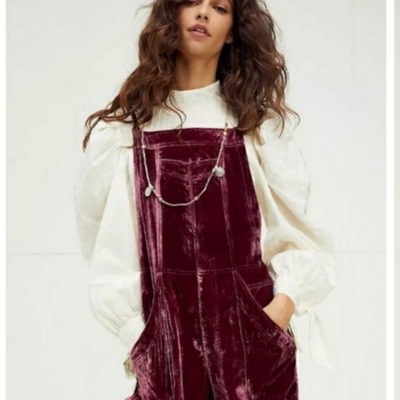 Free People Weekender Velvet Overalls ***1 XS LEFT!***** - Picture 7 of 7